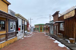 Reconstruction of mining city of Butte, Montana, USA