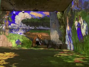 Cézanne's landscapes at Carrières des Lumières 2021