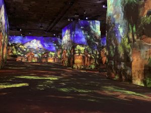 Cézanne's Mont Sainte-Victoire at Carrières des Lumières 2021