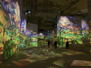 Cézanne's Mont Sainte-Victoire at Les Carrières des Lumières, 2021, Les Baux-de-Provence