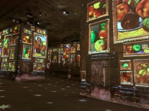 Cèzanne's art at Carrières des Lumières,Les Baux-de-Provence