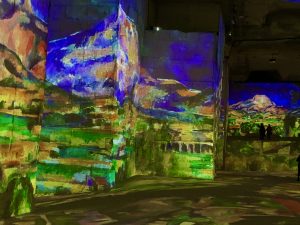 Mt Sainte Victoire at Carrières des Lumières 2021