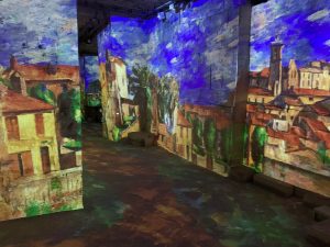 Paul Cezanne's art at Carrières des Lumières 2021, at Les Baux-de-Provence