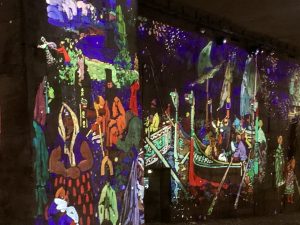 The Russian Artist Kandinsky's work at Carrières des Lumières, 2021