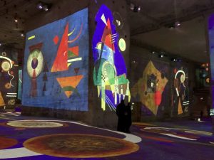 The art of Kandinsky at Carrières des Lumières, Les Baux-de-Provence