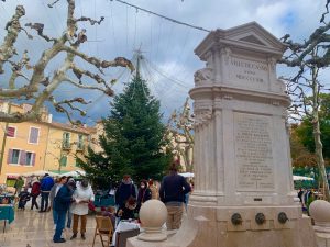 Christmas market in Cassis, Bouches-du-Rhône, Provence, France