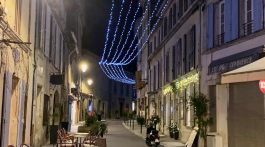 Streets of Lourmarin at Christmas
