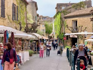 Lourmarin's FridayMarket, Luberon, Vaucluse, Provence, France