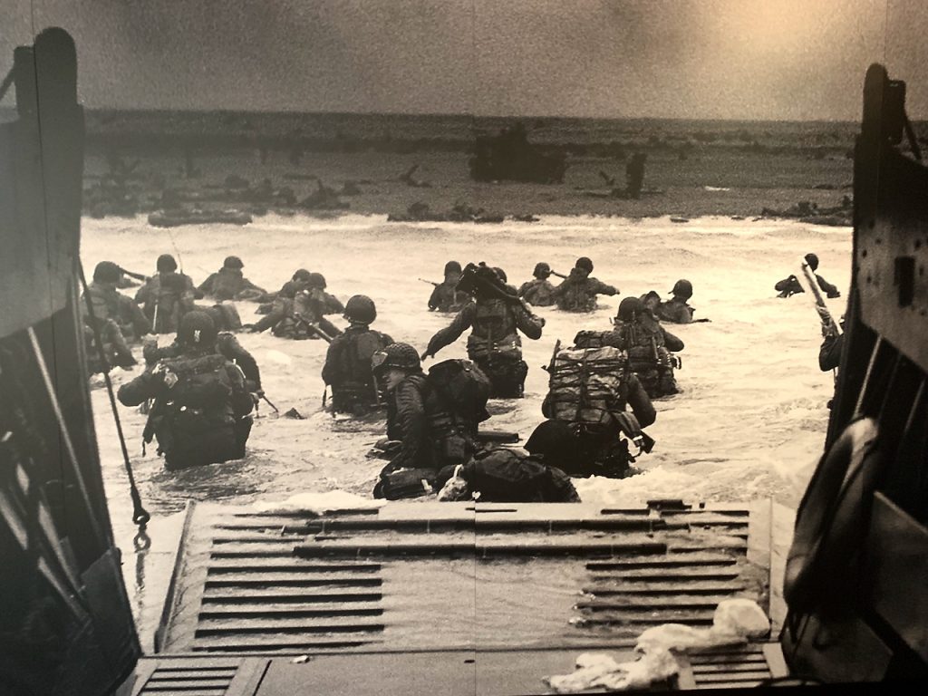 The battle for Normandy American Troops landing on Utah Beach June 6 1944, Normandy, France