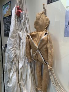 Fake British WWII parachutes used over Normandy to deceive the enemy