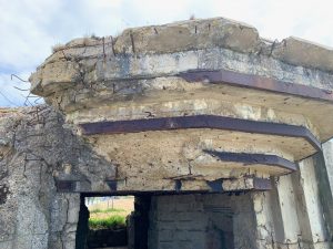 German gun emplacements at Pointe-du-Hoc, Normandy, France