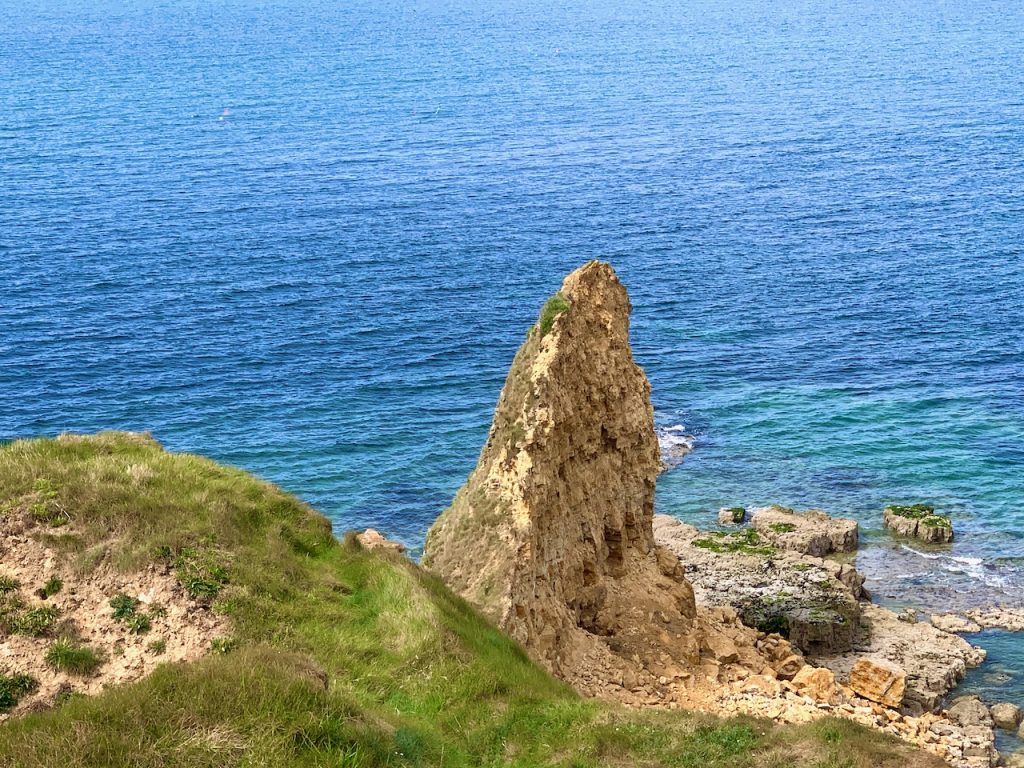 The tip of Pointe-du-Hoc seized by 2nd Ranger Battalion on D-Day
