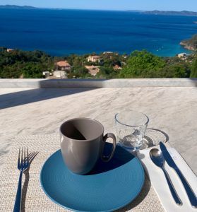 Breakfast at Hôtel la Villa Duce, Côte d'Azur, Var, Provence, France