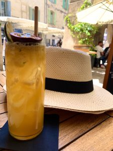 Cocktails at Ten Restaurant,Uzès, Languedoc Roussillon, France