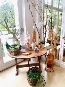 Gift shop at Château Léoube, Bormes-les-Mimosas, Var, Provence, France
