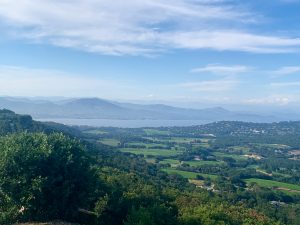 Views of Saint Tropez Peninsula from Gassin, Côte d'Azur, Var, Provence, France