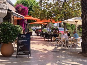 Street café at Le Lavandou