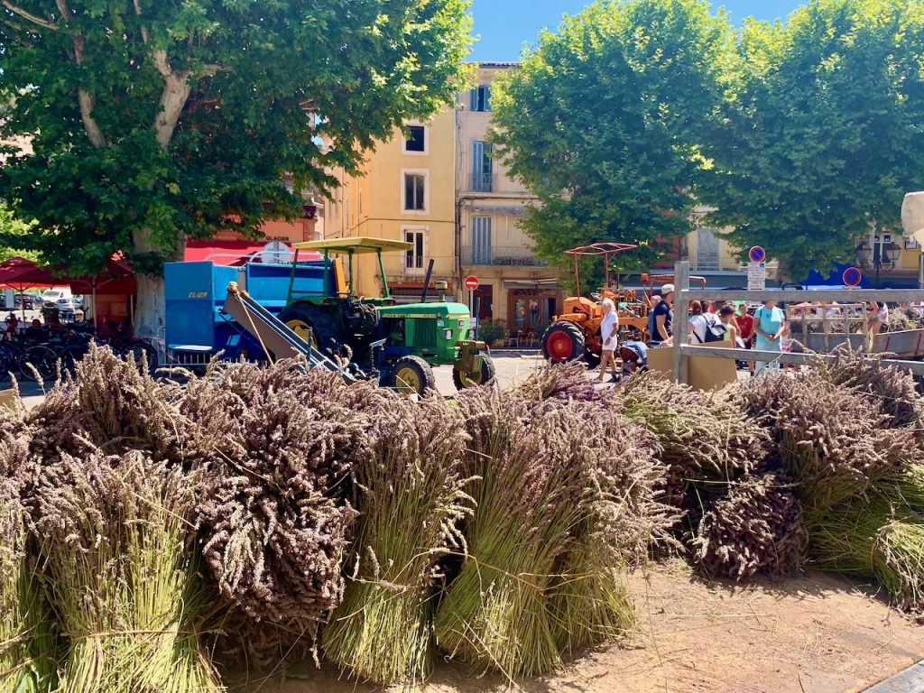 Lavender at the Apt Lavender Festival, Luberon, Vaucluse, Provence, France
