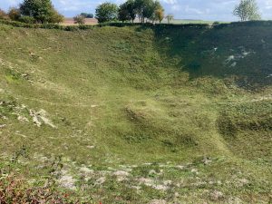 Lochnagar Crater, (WWI) La Boisselle, The Somme, France