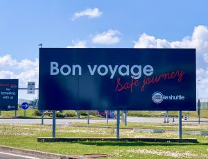 Le Shuttle at Calais, France