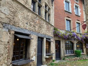 Medieval streets of Pérouges, Ain, France