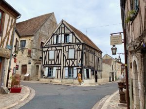 The streets of Provins, France, UNESCO heritage site