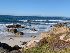 The coastline at Carmel-by-the-Sea,