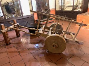 Farm equipment from the Mission period at Carmel Mission