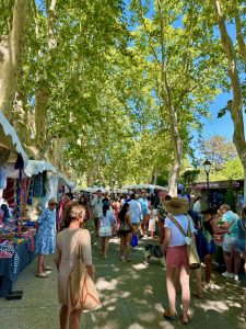 In the market Lourmarin, Luberon, Vaucluse, Provence, France