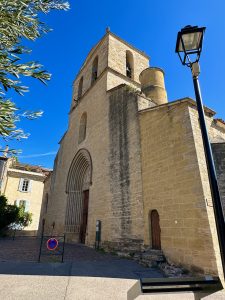 Church in Cucuron, Luberon, Provence, France