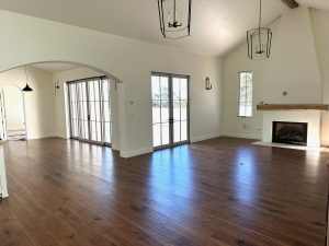 February 25 2024 dining area at Carmel-by-the Sea, California, USA, new house build