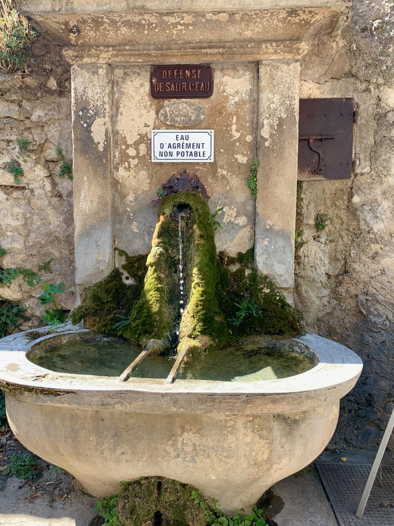 Fountain in Cucuron, Luberon, Provence, France