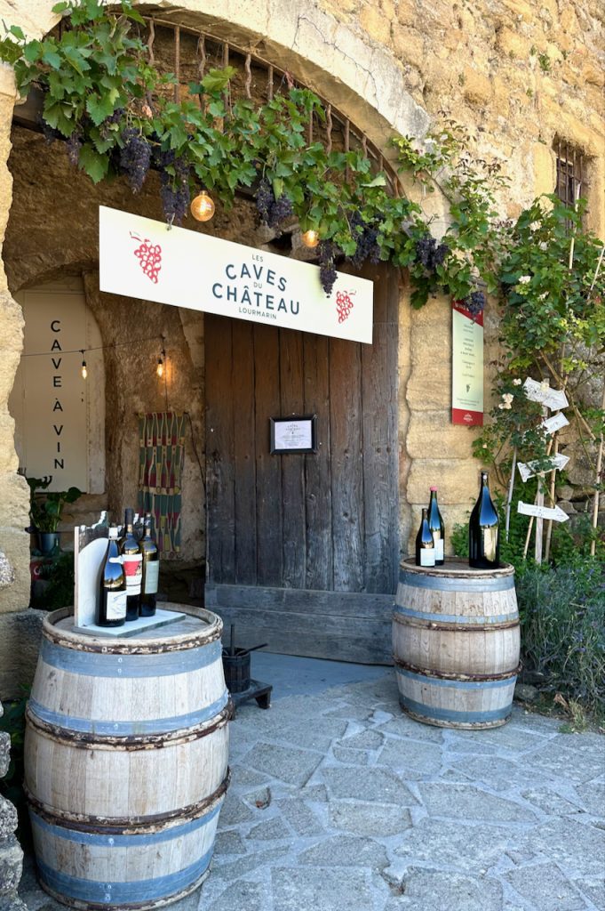 Entrance to Les Caves du Château,