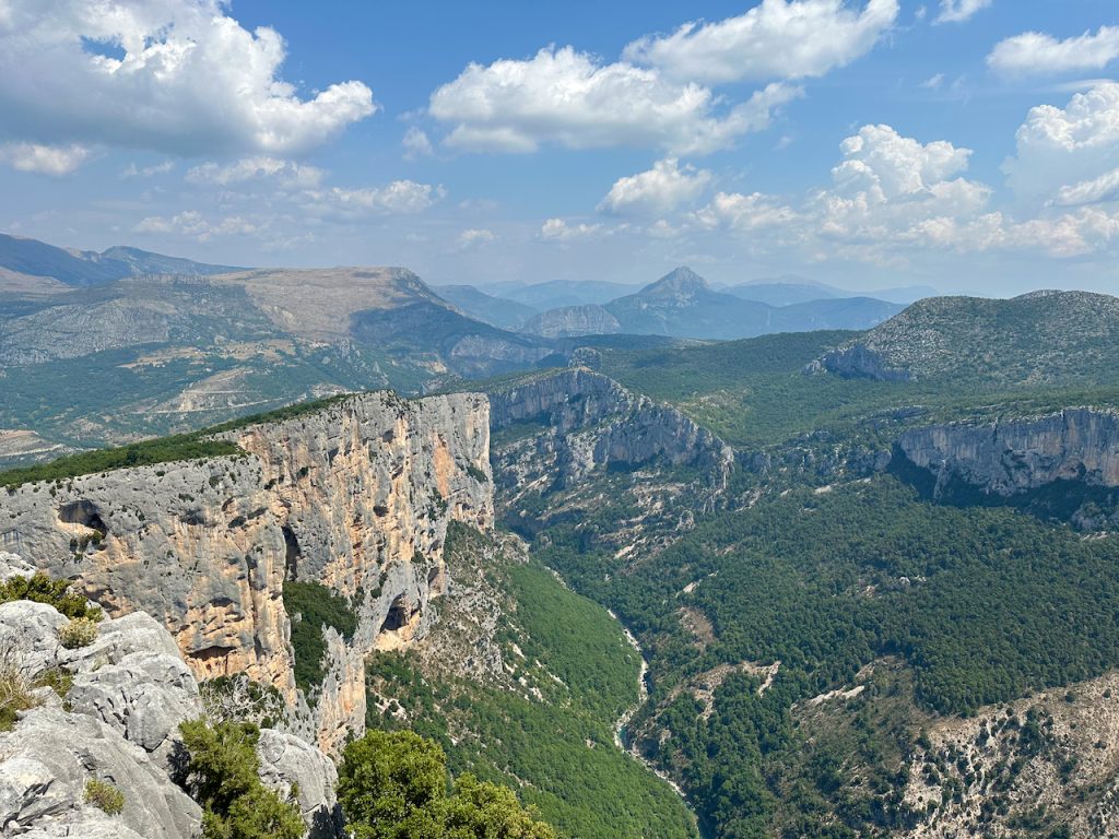 View of Gorges du Verdon, from La route des Crêtes Parc Naturel Régional du Verdon, Provence, France