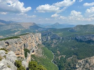 View of Gorges du Verdon, from La route des Crêtes Parc Naturel Régional du Verdon, Provence, France
