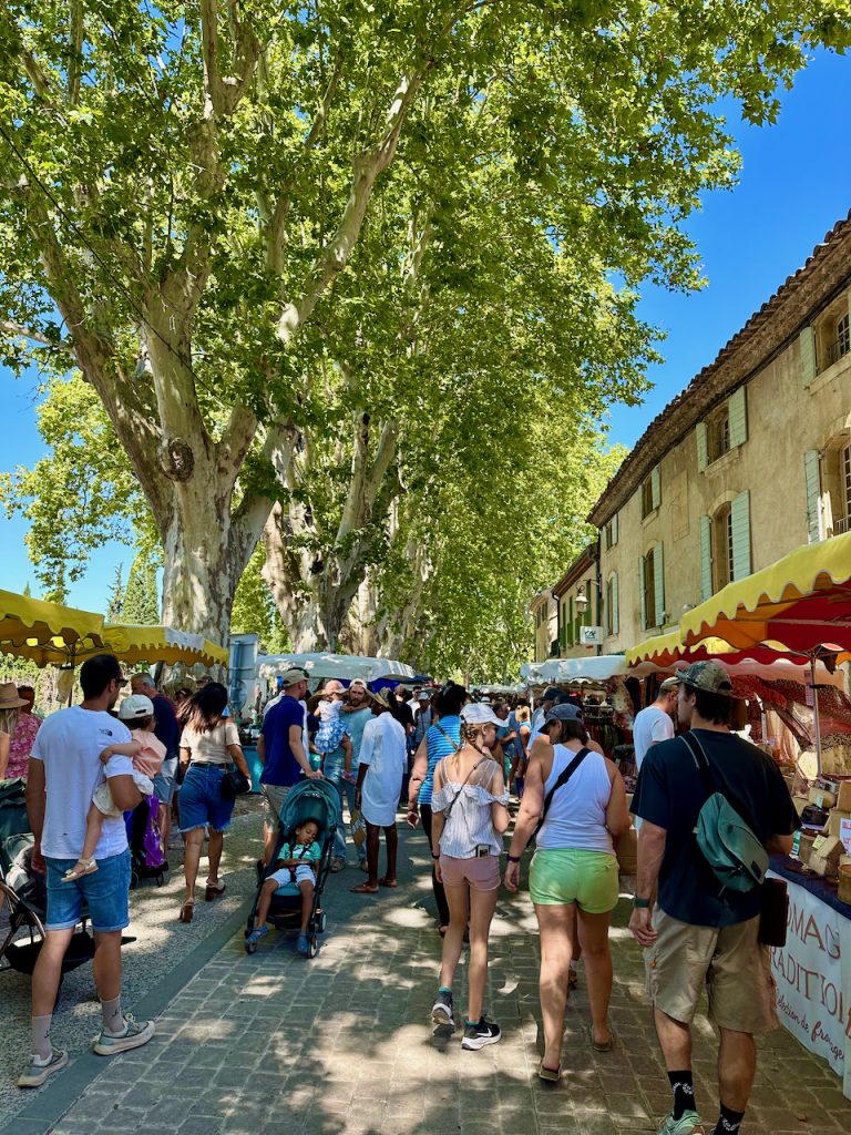 At the market Lourmarin, Luberon, Vaucluse, Provence, France