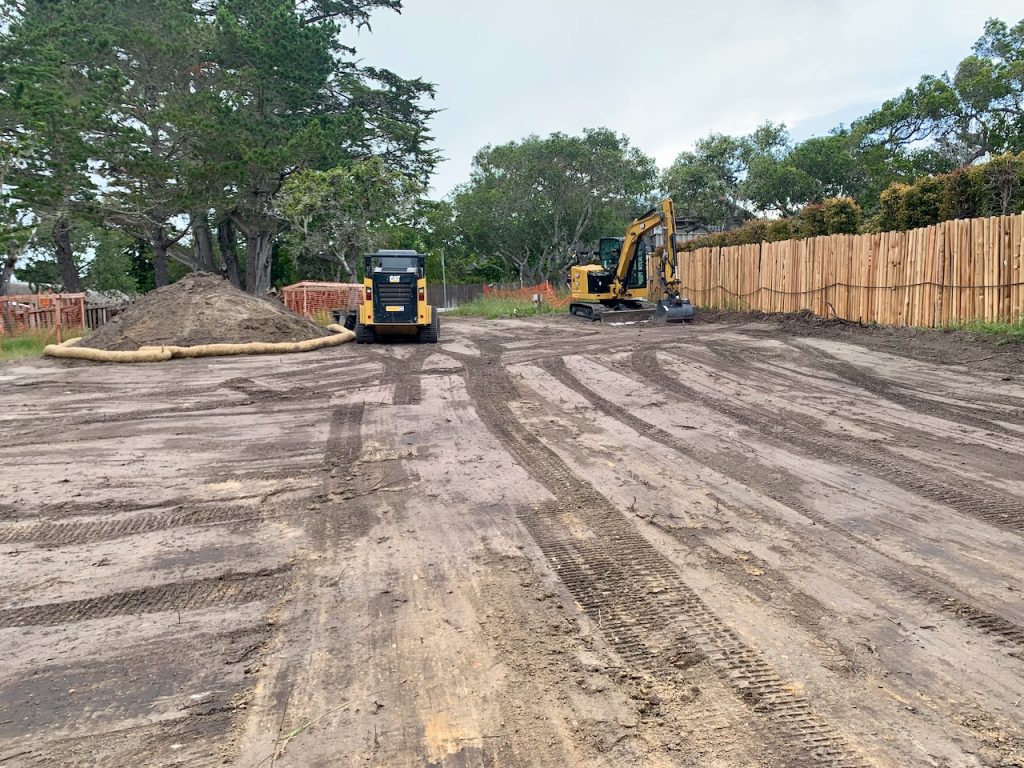 Clearing the lot for our Carmel home