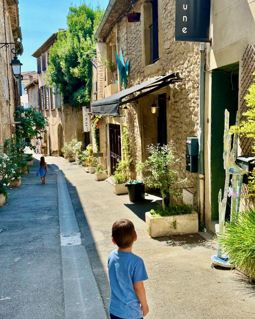 Our street in Lourmarin, Luberon, Vaucluse, Provence, France