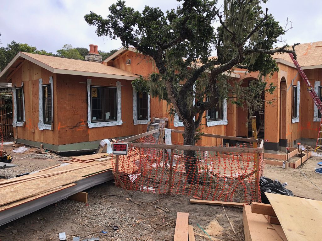 September 5th Carmel-by-the Sea, California, USA, new house build