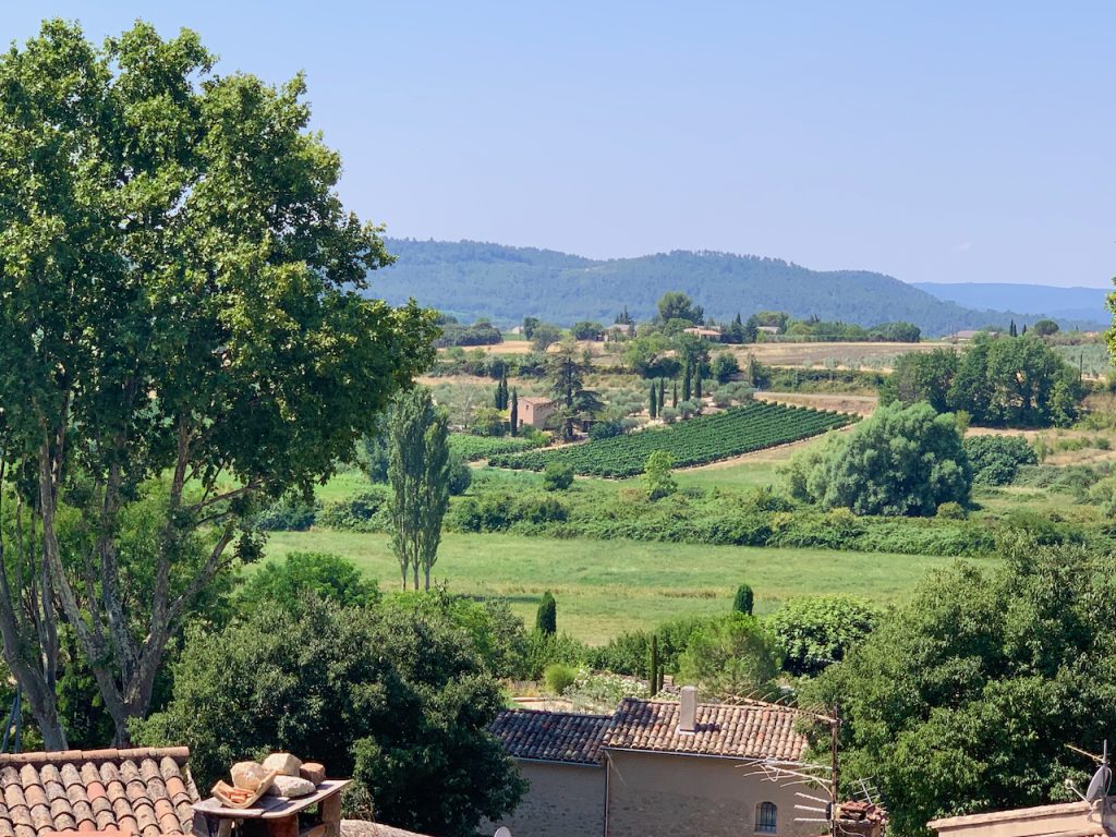 The view from the church, Cucuron, Luberon, Provence, France