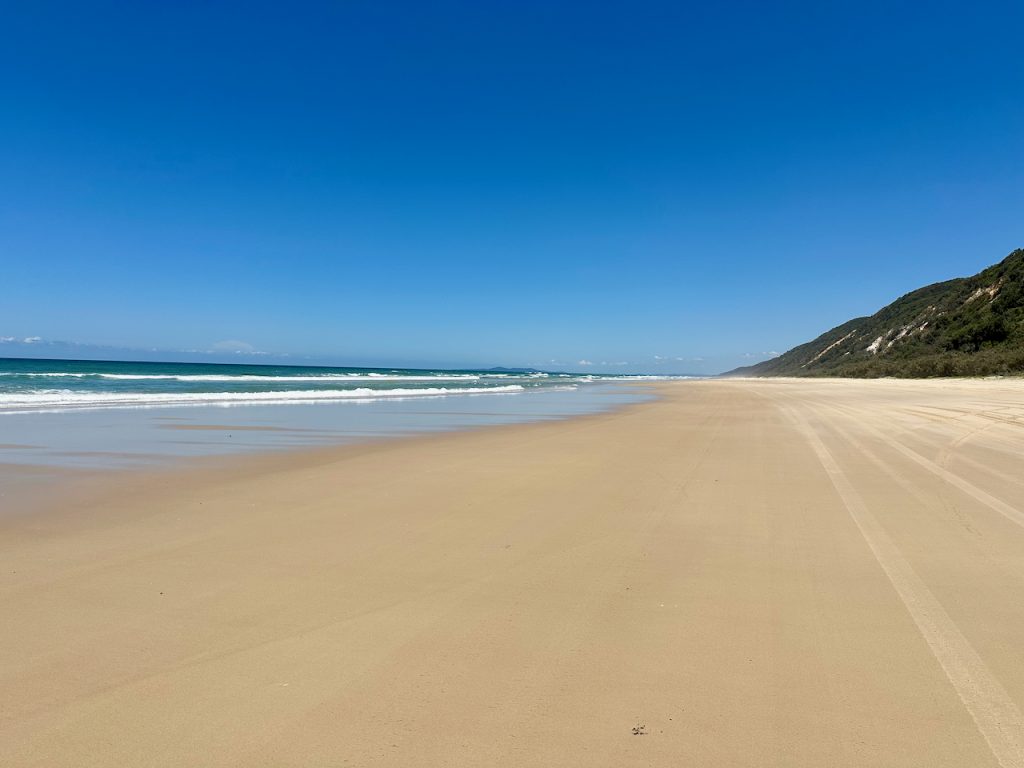 On the Great Sandy Beach, Sunshine Coast, Noosa, Australia