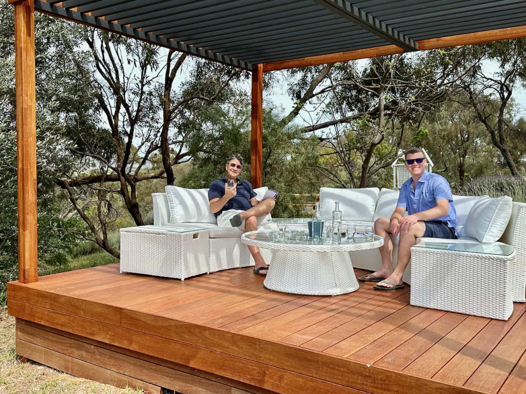 Tasting at Aphelion Winery, McLaren Vale South Australia