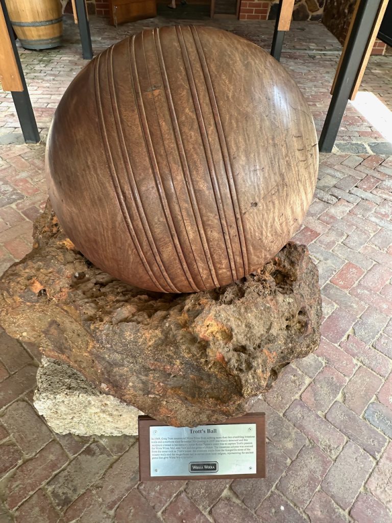 Trott's Ball, Wira Wira Winery, McLaren-Vale, Adelaide, South Australia