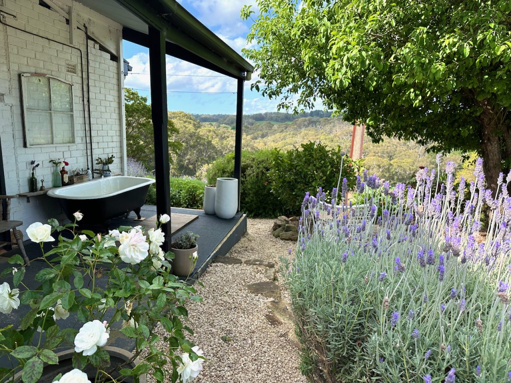 Views at our Adelaide Hills night stop, near Stirling, Adelaide, South Australia