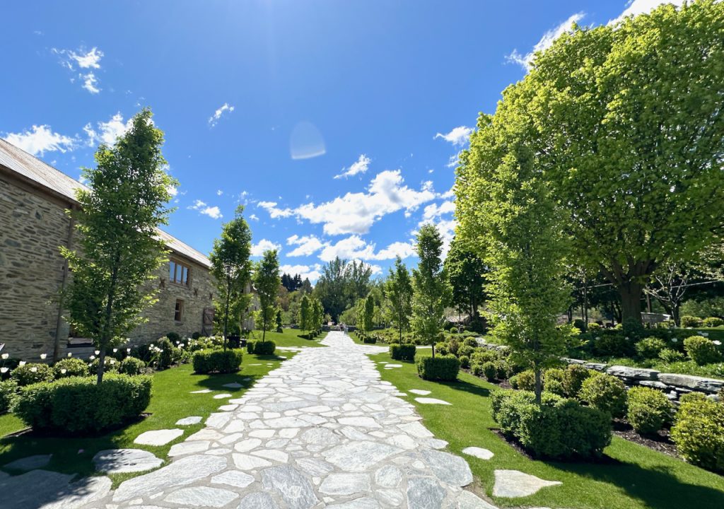 At Ayrburn Winery, Queenstown, South Island New Zealand