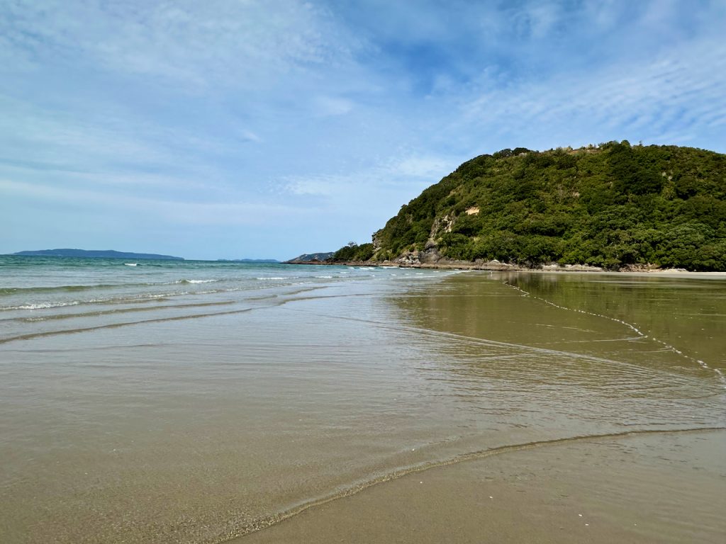 Matarangi Beach in the Pines, Coromandel, New Zealand