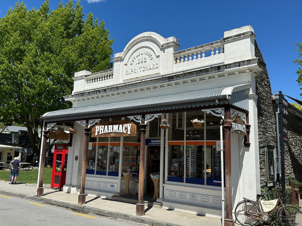 Pharmacy in Arrowtown, Queenstown, South Island New Zealand