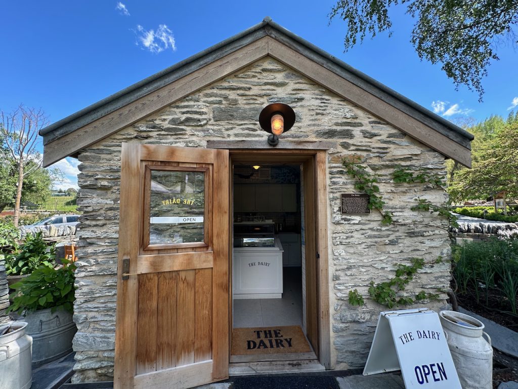 The Dairy at Ayrburn Winery, Queenstown, South Island New Zealand