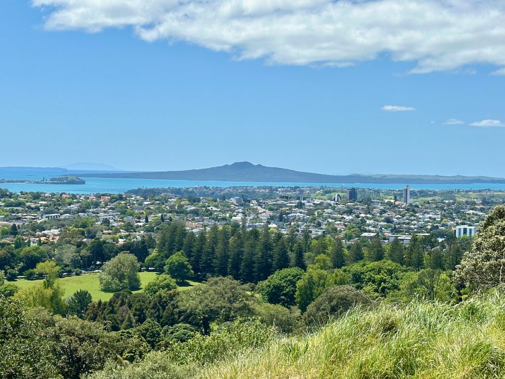 View of Rangotoni from One Tree Hill, Auckland, New Zealand