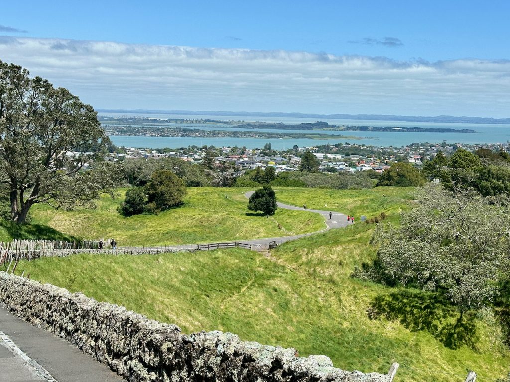 Walk up to One Tree Hill, Auckland, New Zealand